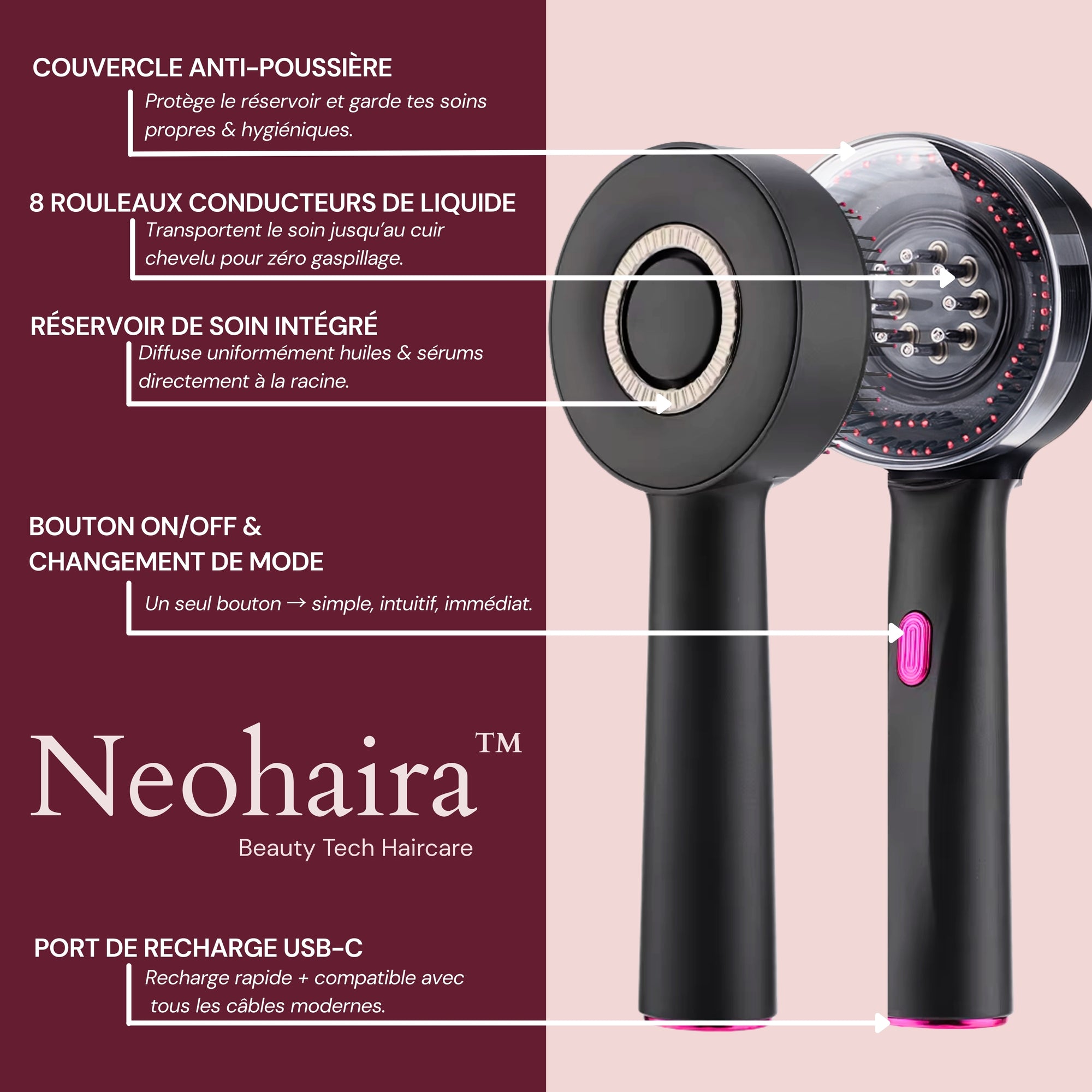NeoGlow Comb™ - 3 en 1