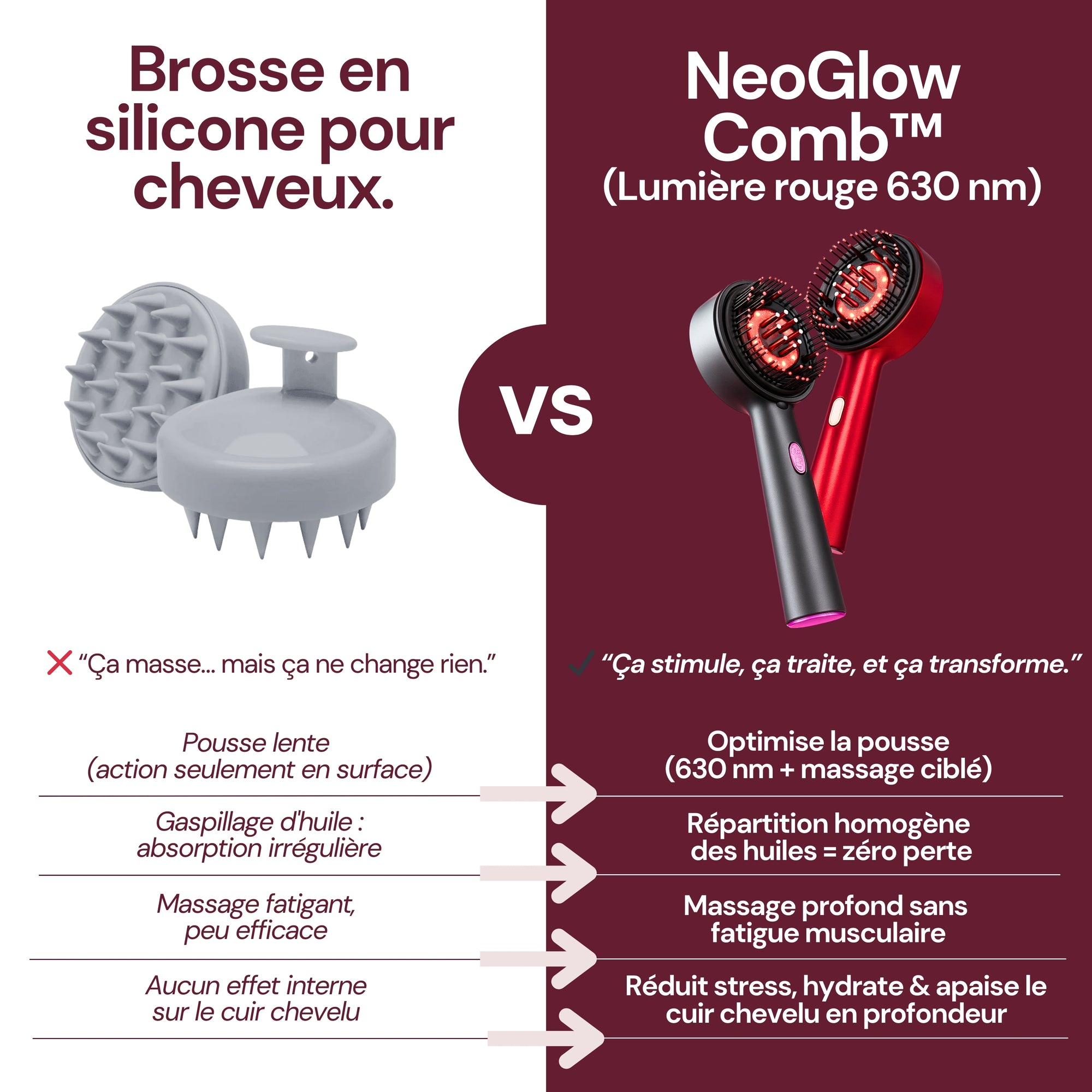 NeoGlow Comb™ - 3 en 1
